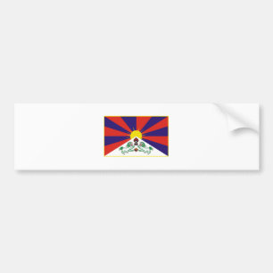 Tibet flagga bildekal