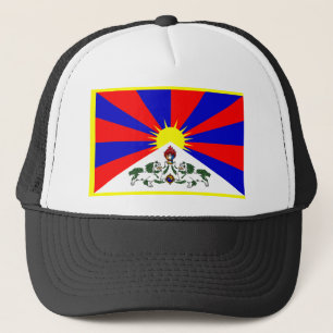 Tibet flagga keps