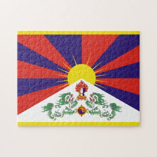 tibet flagga pussel
