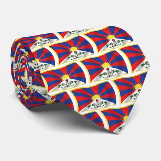 Tibet Flagga Slips (Rullad)
