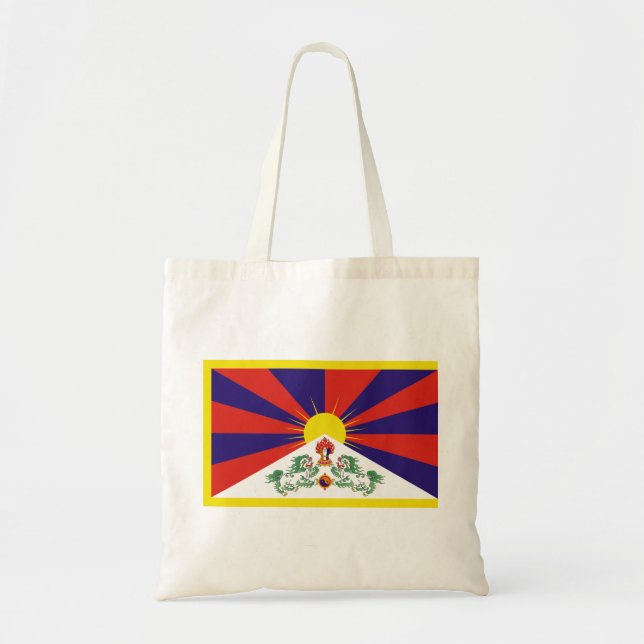 tibet flagga tygkasse (Framsidan)
