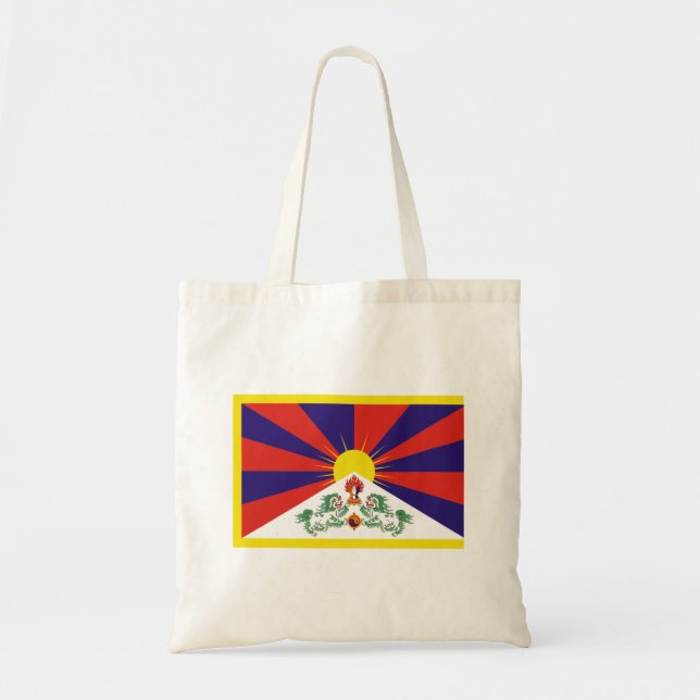 Tibet Flagga Tygkasse (Framsidan)