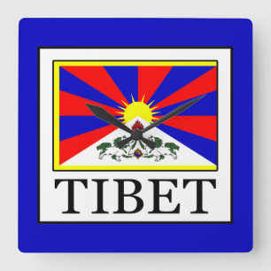 Tibet Fyrkantig Klocka