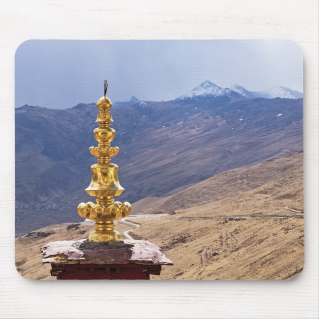 Tibet - Ganden Buddhist-klostret Musmatta (Framsidan)