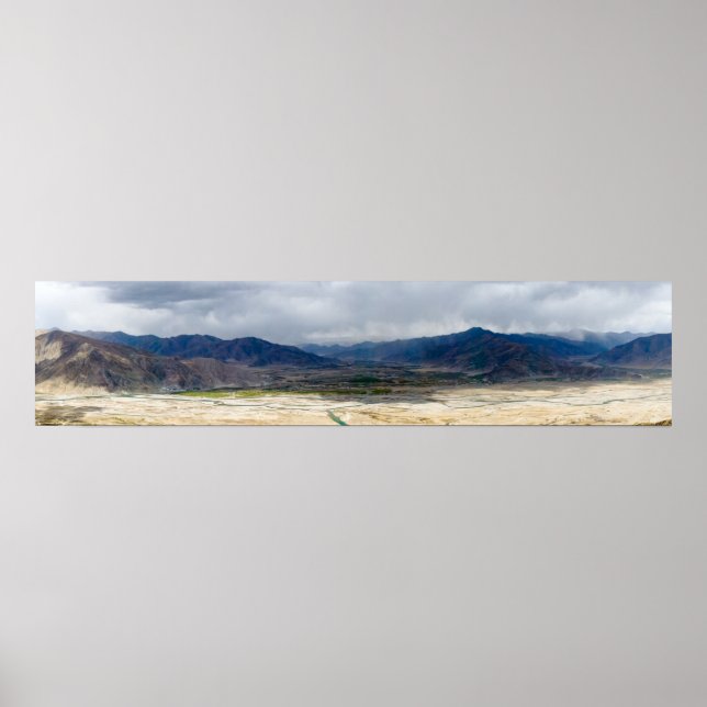 Tibet - Ganden Buddhist-klostret Poster (Framsidan)