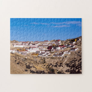 Tibet - Ganden Buddhist-klostret Pussel