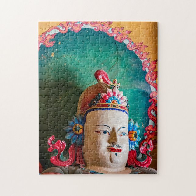 Tibet, Gyantse - buddistisk teckning Pussel (Vertikal)
