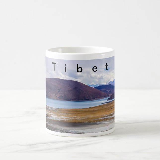 Tibet - Heliga sjö Yamdrok - Kaffemugg (Center)