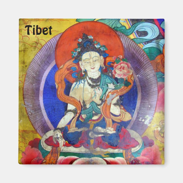 Tibet - Heruka Buddha, Ancient (Fridge Magnet) Magnet (Framsidan)