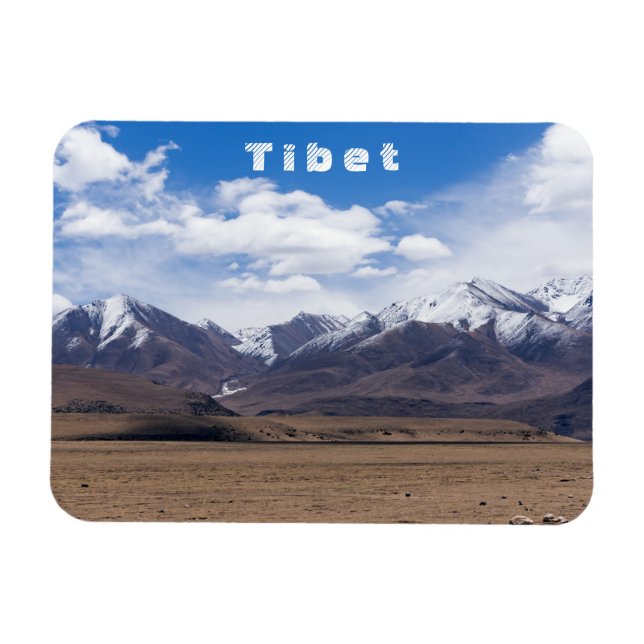 Tibet, Himalaya - Skenbergslandskapet Magnet (Horisontell)
