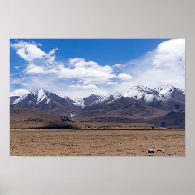 Tibet, Himalaya - Skenbergslandskapet Poster (Framsidan)