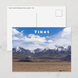 Tibet, Himalaya - Skenbergslandskapet Vykort