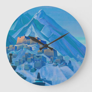 Tibet, Himalayas, 1933 av Nicholas Roerich Stor Klocka