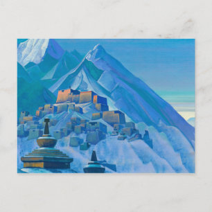 Tibet, Himalayas, 1933 av Nicholas Roerich Vykort