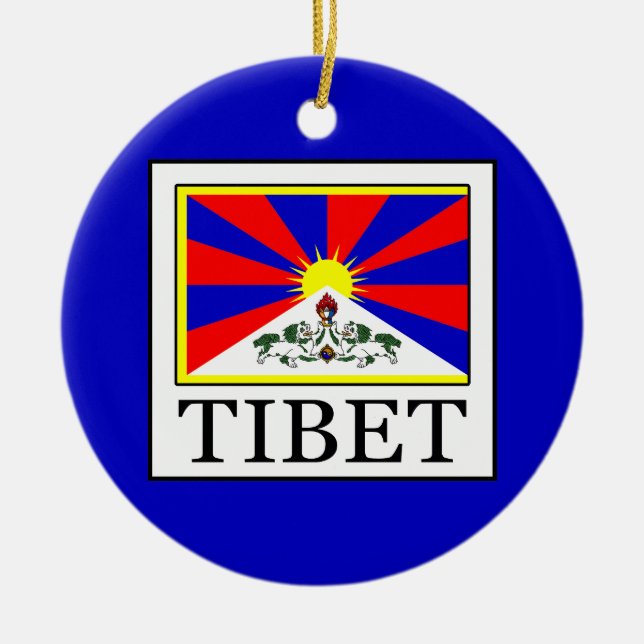 Tibet Julgransprydnad Keramik (Framsidan)