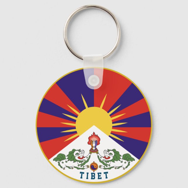 Tibet Keychain Emblem Nyckelring (Framsida)