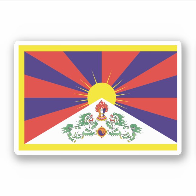 Tibet Klistermärken (Framsida)