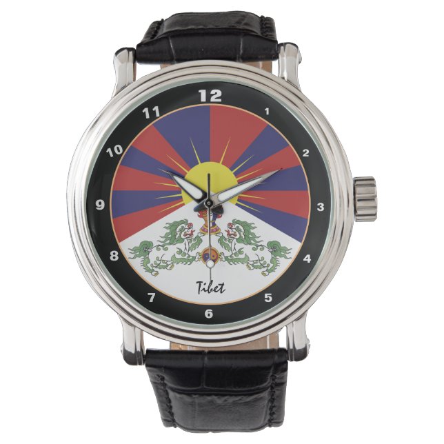 Tibet och Tibet-mode-klocka/Himalayas-resor Armbandsur (Framsida)