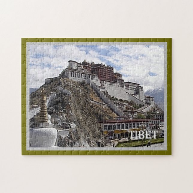 Tibet - pussel (Horisontell)