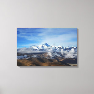 Tibet Qomolangma Mt Everest China Travel Photo Canvastryck