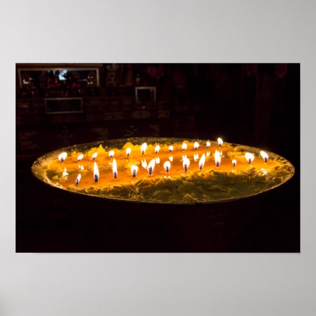 Tibet - Ritual smörlampa Poster (Framsidan)