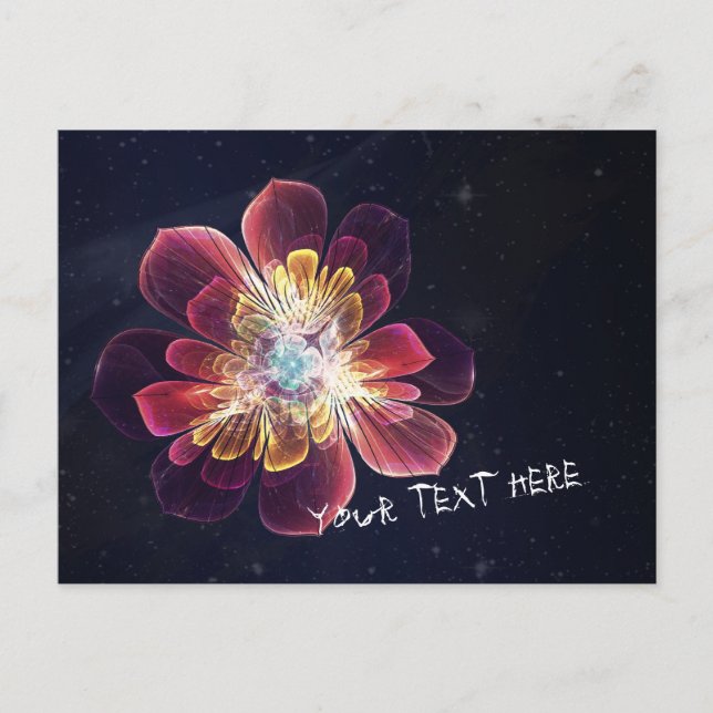 Tibet Sea Flower | Anpassningsbar vykort (Framsida)