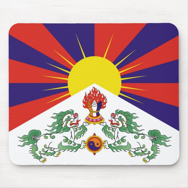 Tibet snölejon, tibetan flagga - himalayasna musmatta (Framsidan)