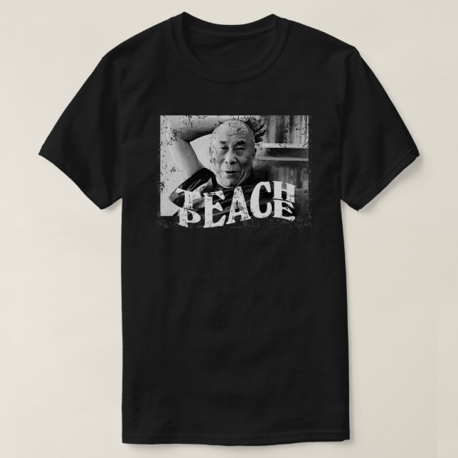 Tibet Teach-freden, 14:e Dalai Lama-citatet T Shirt (Design framsida)