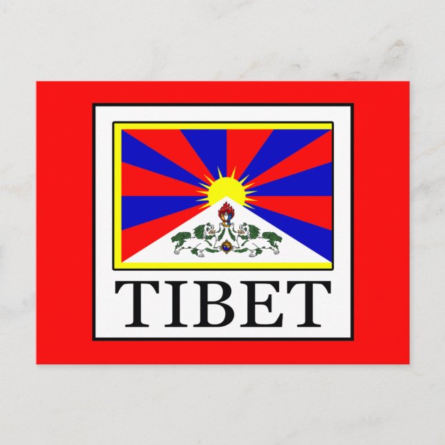 Tibet Vykort (Framsida)