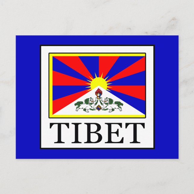 Tibet Vykort (Framsida)