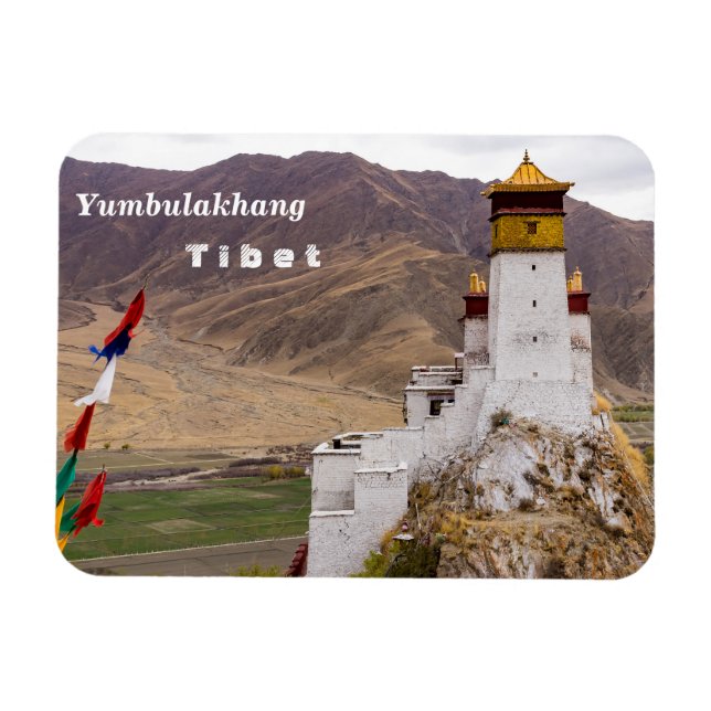 Tibet - Yumbulakhang Palace Magnet (Horisontell)