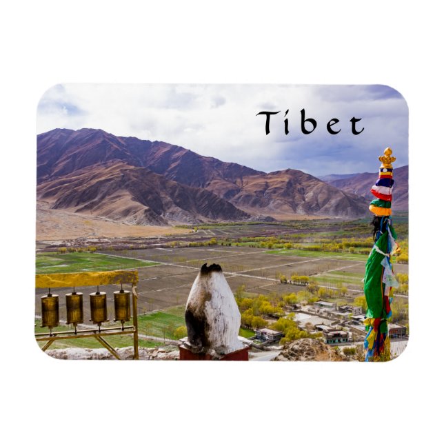 Tibet - Yumbulakhang Palace Magnet (Horisontell)