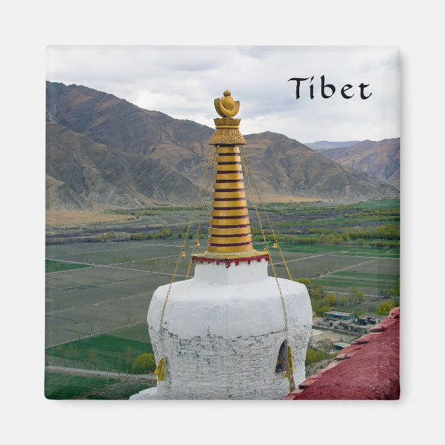 Tibet - Yumbulakhang Palace Magnet (Framsidan)