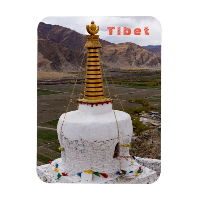 Tibet - Yumbulakhang Palace Magnet (Vertikal)