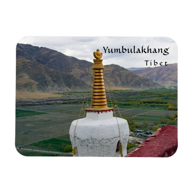 Tibet - Yumbulakhang Palace Magnet (Horisontell)