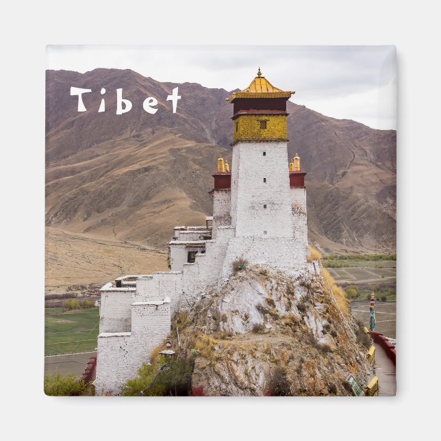 Tibet - Yumbulakhangs palats Magnet (Framsidan)