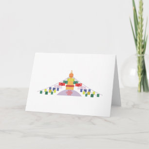 Tibetan bönflaggor kort