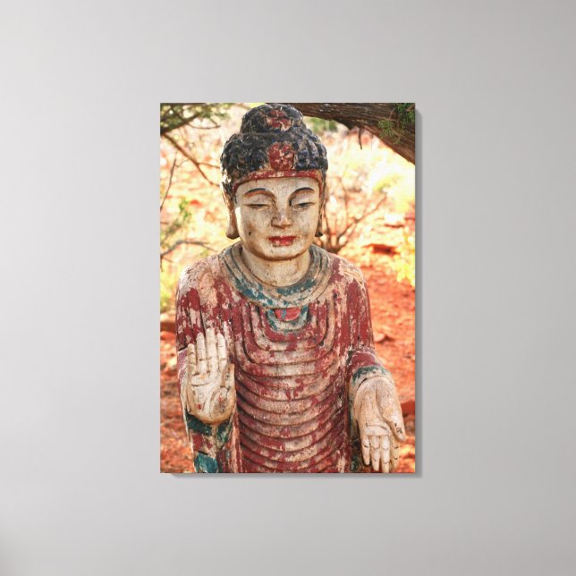 tibetan buddha-inslagen canvas (Framsida)