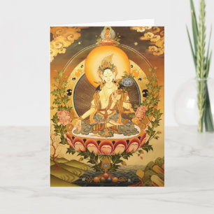 Tibetan buddistisk konst kort