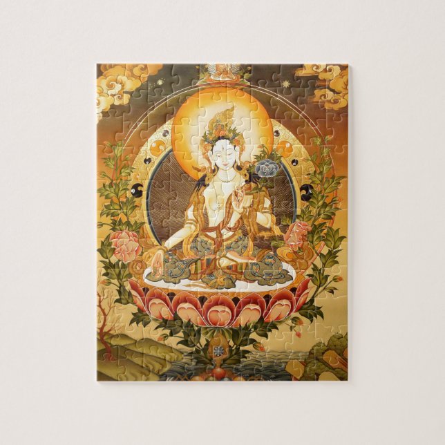 Tibetan buddistisk konst pussel (Vertikal)