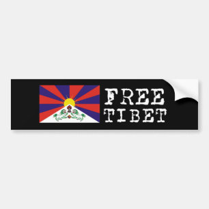 Tibetan flaggabildekal bildekal