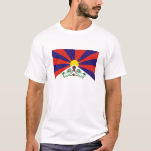 Tibetan flaggaT-tröja T-shirt