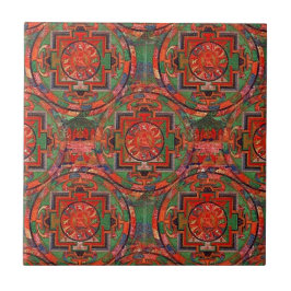 Tibetan Mandala Kakelplatta