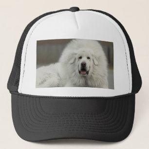 tibetan Mastiff för kall vit Truckerkeps