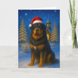 Tibetan Mastiff Holiday Card Helgkort