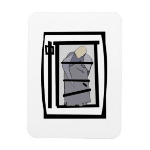 TIBETAN MUNK MAGNET