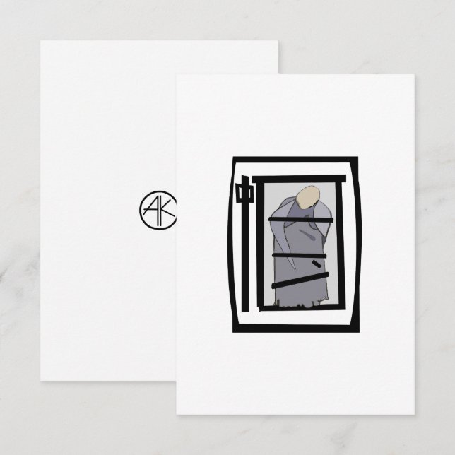 TIBETAN MUNK TACK KORT (Fram/baksida)