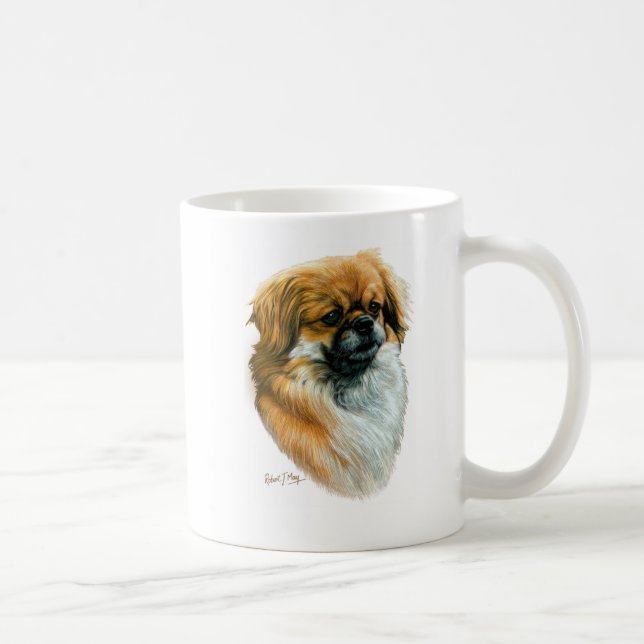 Tibetan Spaniel Kaffemugg (Höger)