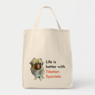 Tibetan Spaniellivsmedeltoto Tygkasse