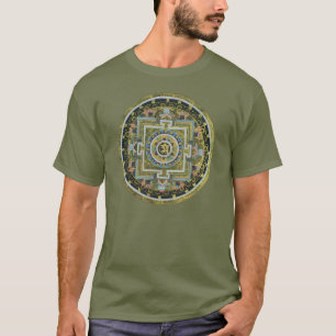 Tibetan Tantric buddismMandala Thangka för vintage T Shirt